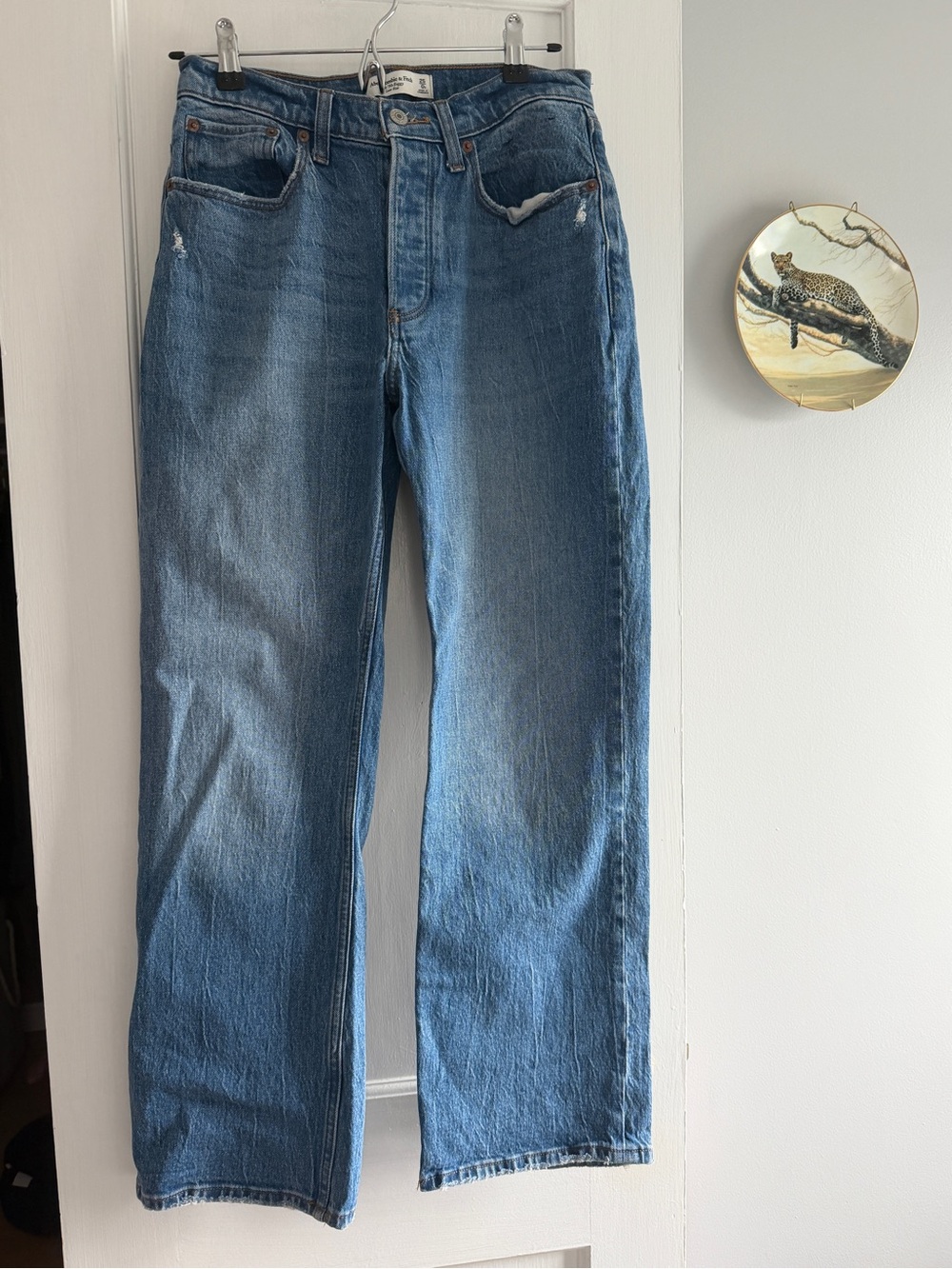 Abercrombie & Fitch Women's Light Blue Bootcut Jeans